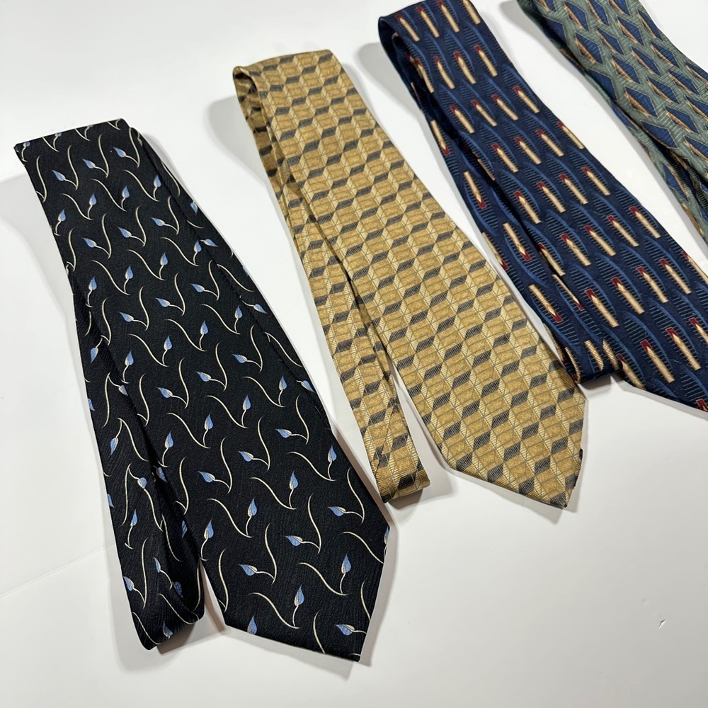 Men’s Bill Blass Necktie Collection Set Of Five​​​​ - Picture 2 of 7